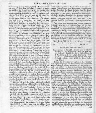 Dalwigk, K. F. A. P. ; Falck, R.: Eranien zum Deutschen Recht. Heidelberg: Oswald 1826