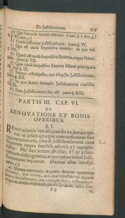 Cap. VI. De Renovatione Et Bonis Operibus