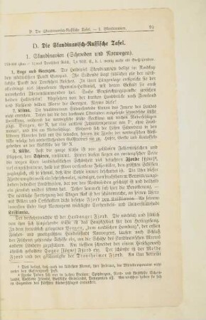D. Die Skandinavisch-Russische Tafel