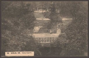 Ansichtskarte Brücke im Viktoriapark, Kreuzberg