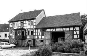 Einhaus (Einhaus, Fachwerk); Vöhl, Raiffeisenstraße 17