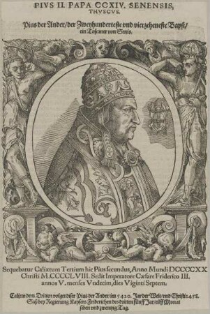 Bildnis von Papst Pivs II.
