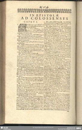In Epistolae Ad Colossenses