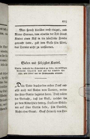 Sieben und siebzigstes Kapitel.