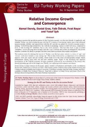 Relative Income Growth and Convergence