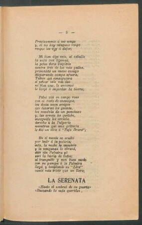 La serenata