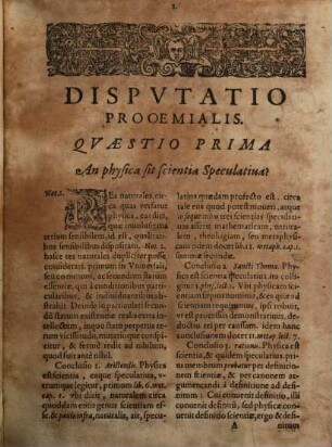 Conclusiones Tripartitae in octo libros de Physicorum