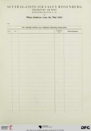 Auftrag-Liste