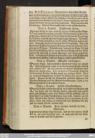 Das 9. Capitel. Glaube verleugnet.