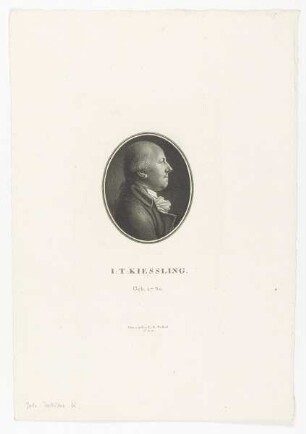 Bildnis des J. T. Kiessling