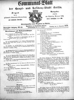 1879,46: No. 46, 16. November 1879