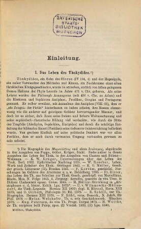 Thukydides ..., 2. ... zweites Buch, Kap. 1-65