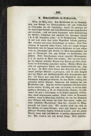 Schulzustände in Oesterreich