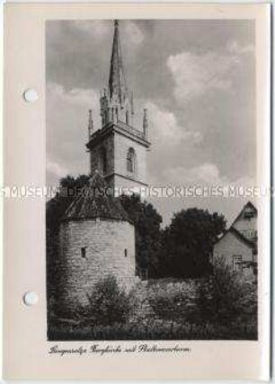 Bad Langensalza, Bergkirche St. Stephan und Stadtmauerturm