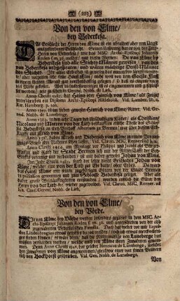 Von den von Elme, bey Bederkesa.