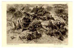 Der Krieg 1914/15 in Postkarten, 51. Reihe, Abt.: Das deutsche Heer; Inhalt: Schlachtenbilder von Prof. A. Hoffman: Nr. 507: Karpathenkämpfe