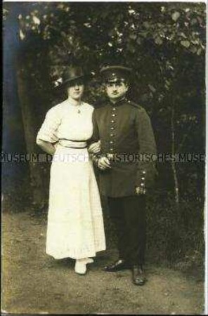 Soldat mit Frau