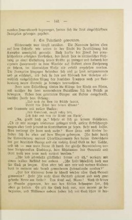 6. Ein Vaterland gewonnen