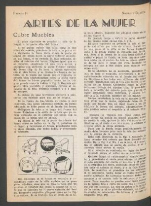 Artes de la mujer : Cubre muebles