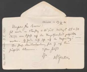 Brief an Ferruccio Busoni : 29.07.1900