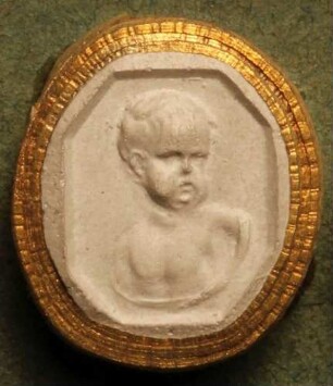 Brustbild des Cupido (Daktyliothek, Erstes Mythologisches Tausend)