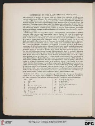 References to the illustrations and notes