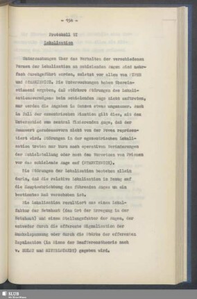 Protokoll VI: Lokalisation
