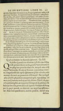 Quomodo ordinandae in dicendo quaestiones. Ca. XII.