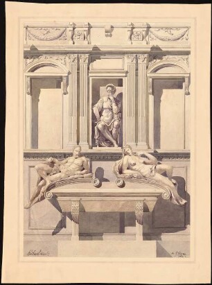 Grab der Medici, Florenz: Ansicht