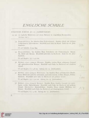 Englische Schule (Nr. 34-54)