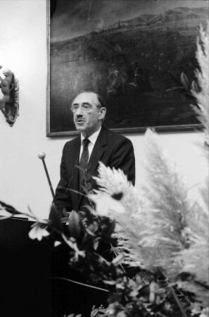 Freiburg: Kaufhaussaal, Festrede, Prof. Dr. Heinrich Rennings, Paderborn