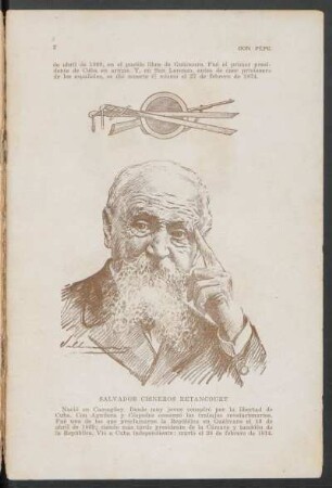 [Retrato de] Salvador Cisneros Betancourt
