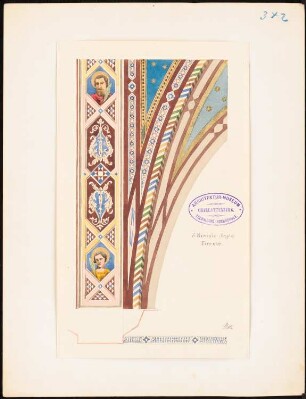San Miniato al Monte, Florenz Wandschmuck in der Krypta: Ansicht