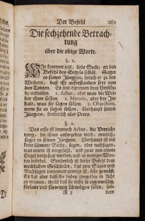 261-273, Die sechzehende Betrachtung
