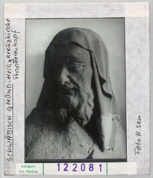 Schwäbisch-Gmünd, Heiligkreuz-Kirche: Prophetenkopf