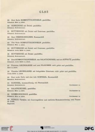Glas (Nr. 29-71)