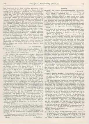 323 [Rezension] Behrendt, Adolf, Ströme des lebendigen Wassers. Erweckungspredigten über die alten Evangelien