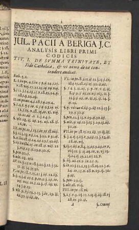 Analysis libri primi codicis.
