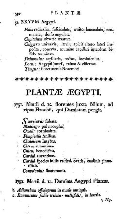 Plantae Aegypti