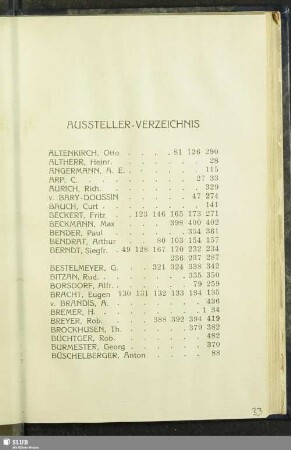 Aussteller-Verzeichnis