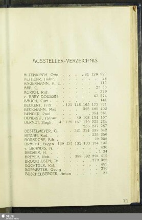 Aussteller-Verzeichnis