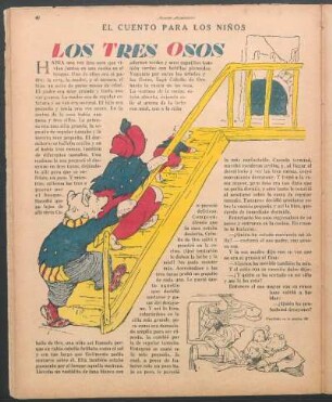 Los tres osos : El cuento para los niños