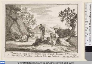 Der Hirte mit dem Vieh