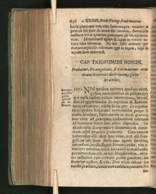 [Cap. Trigesimum Nonum. - Cap. Qvadragesimum Primum.]