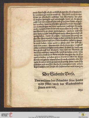 Der Siebende Verss