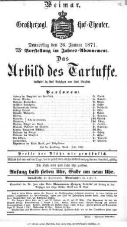 Das Urbild des Tartuffe