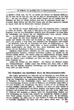 Die Techniken der handlichen Tuns im Elementarunterricht
