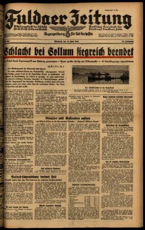 Ausgabe vom Mittwoch, den 18. Juni 1941.