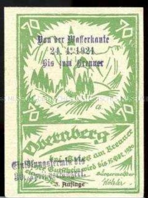 Obernberg, Tirol 70 Heller