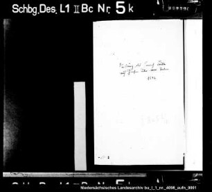 Quittung des Dr. Heinrich Bulle für die Stände der Graf- schaft über den Erhalt der Zinsen für ein Kapital von 1000 Talern